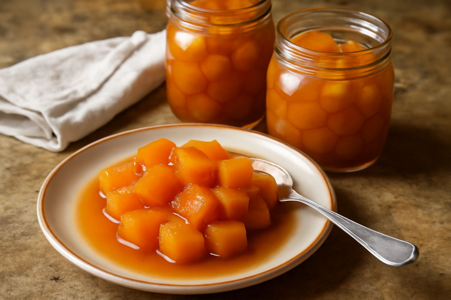 Zucca gialla in conserva