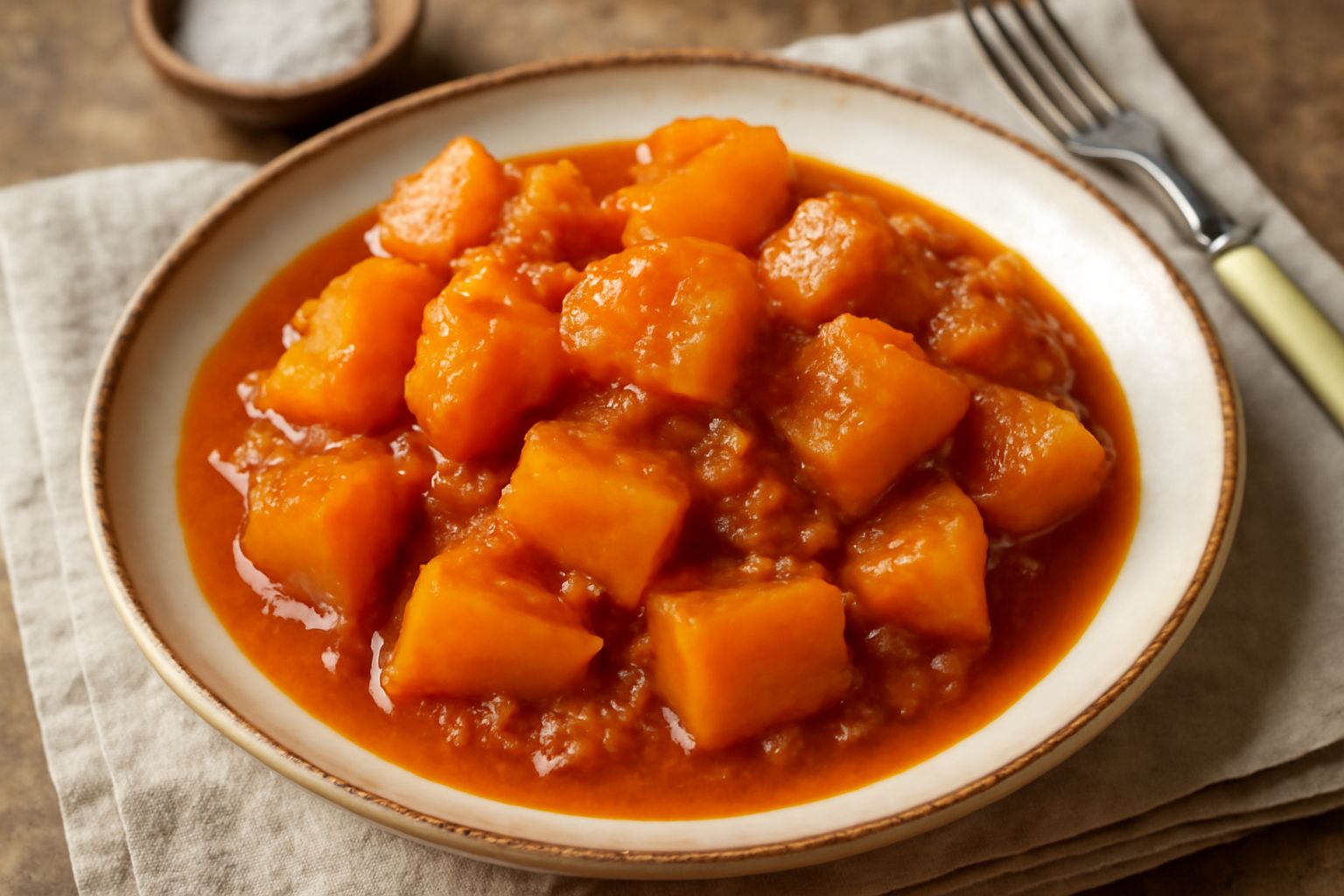 Zucca gialla in umido