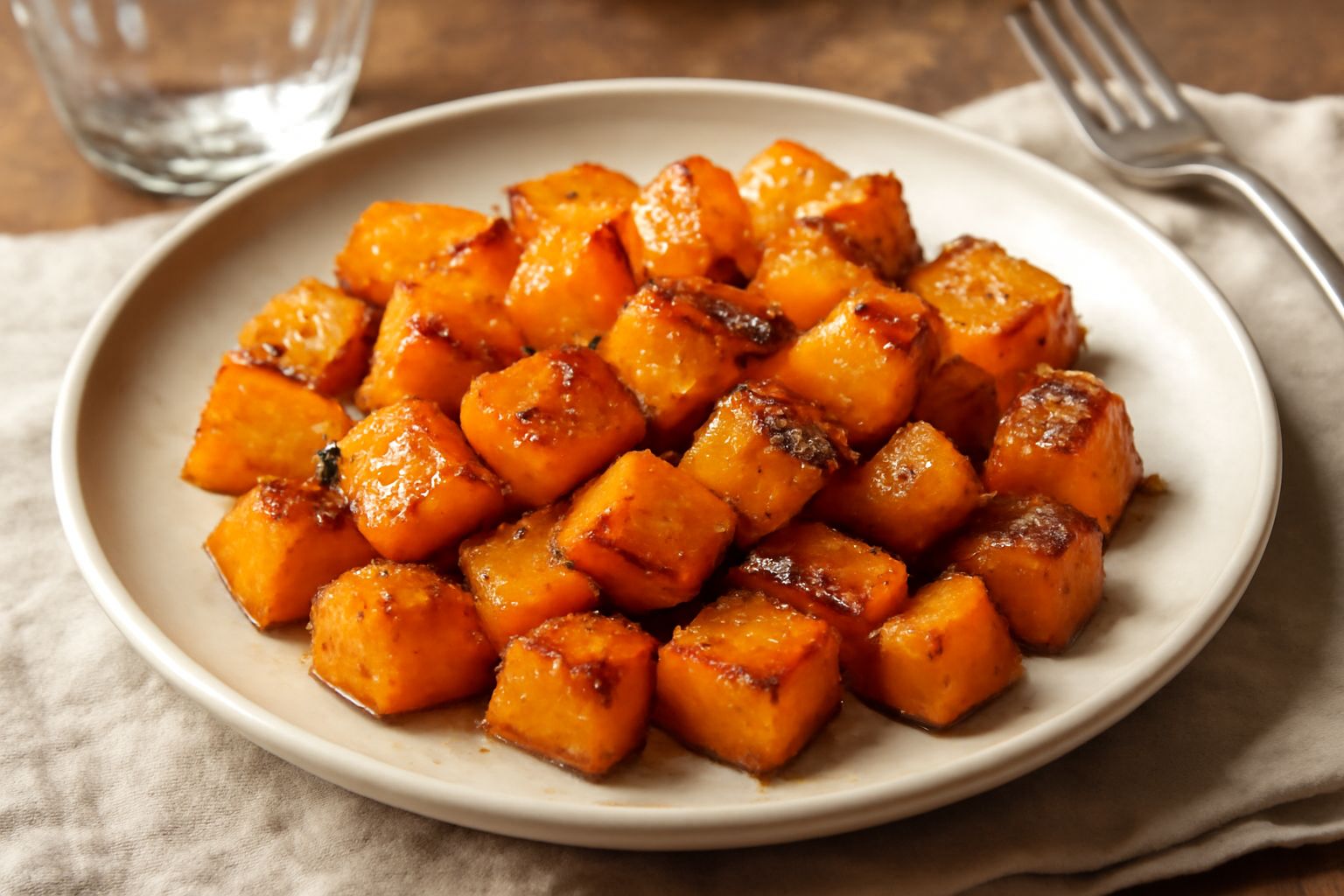 Zucca gialla saltata