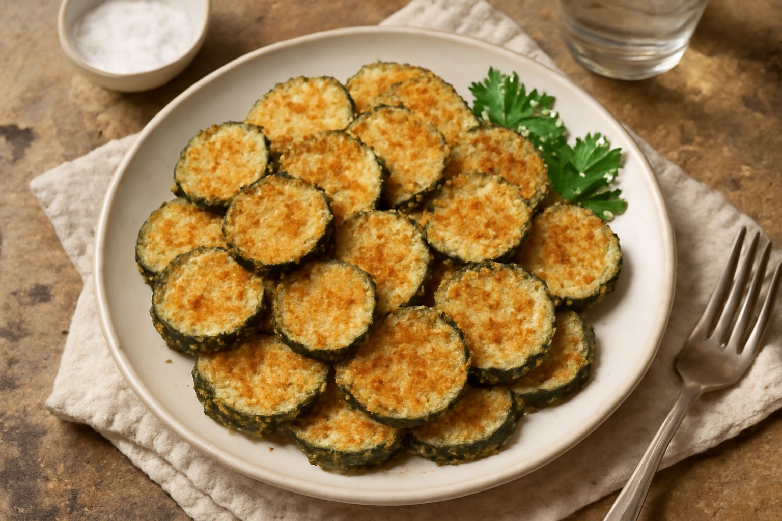 Zucchine al forno con pangrattato