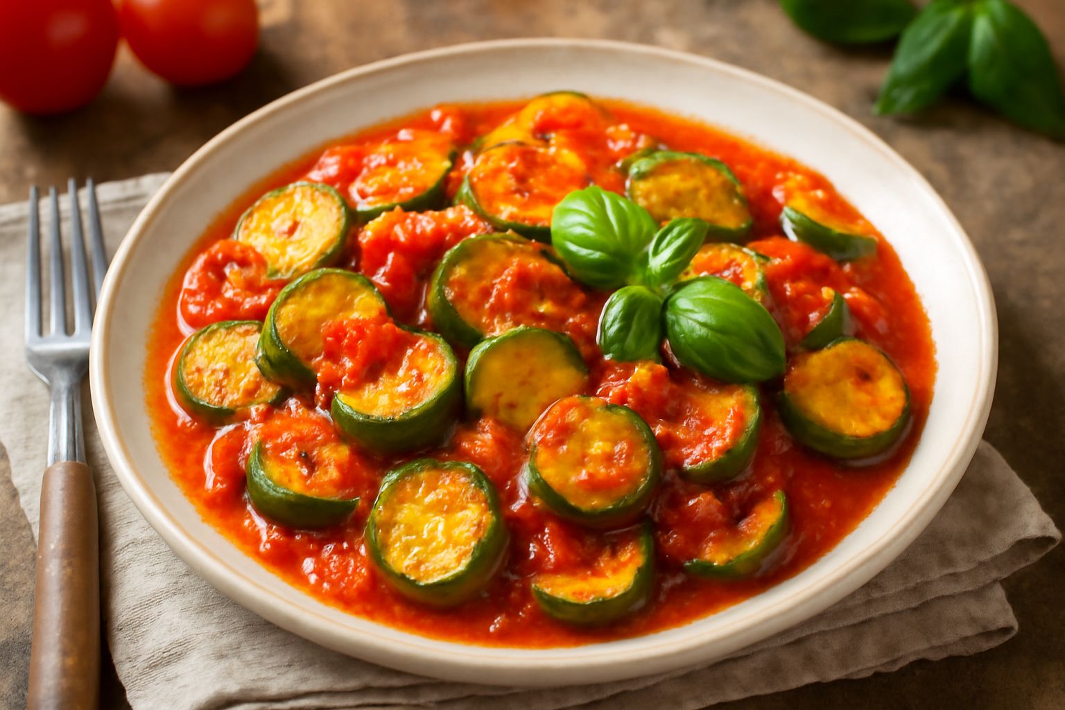 Zucchine al pomodoro