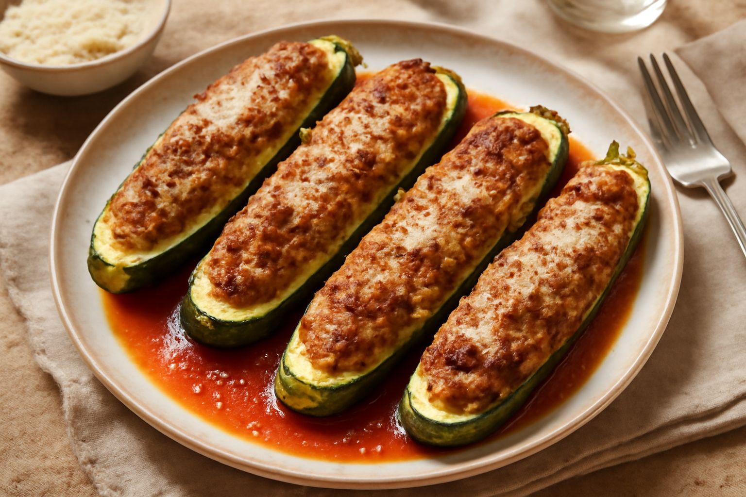 Zucchine ripiene