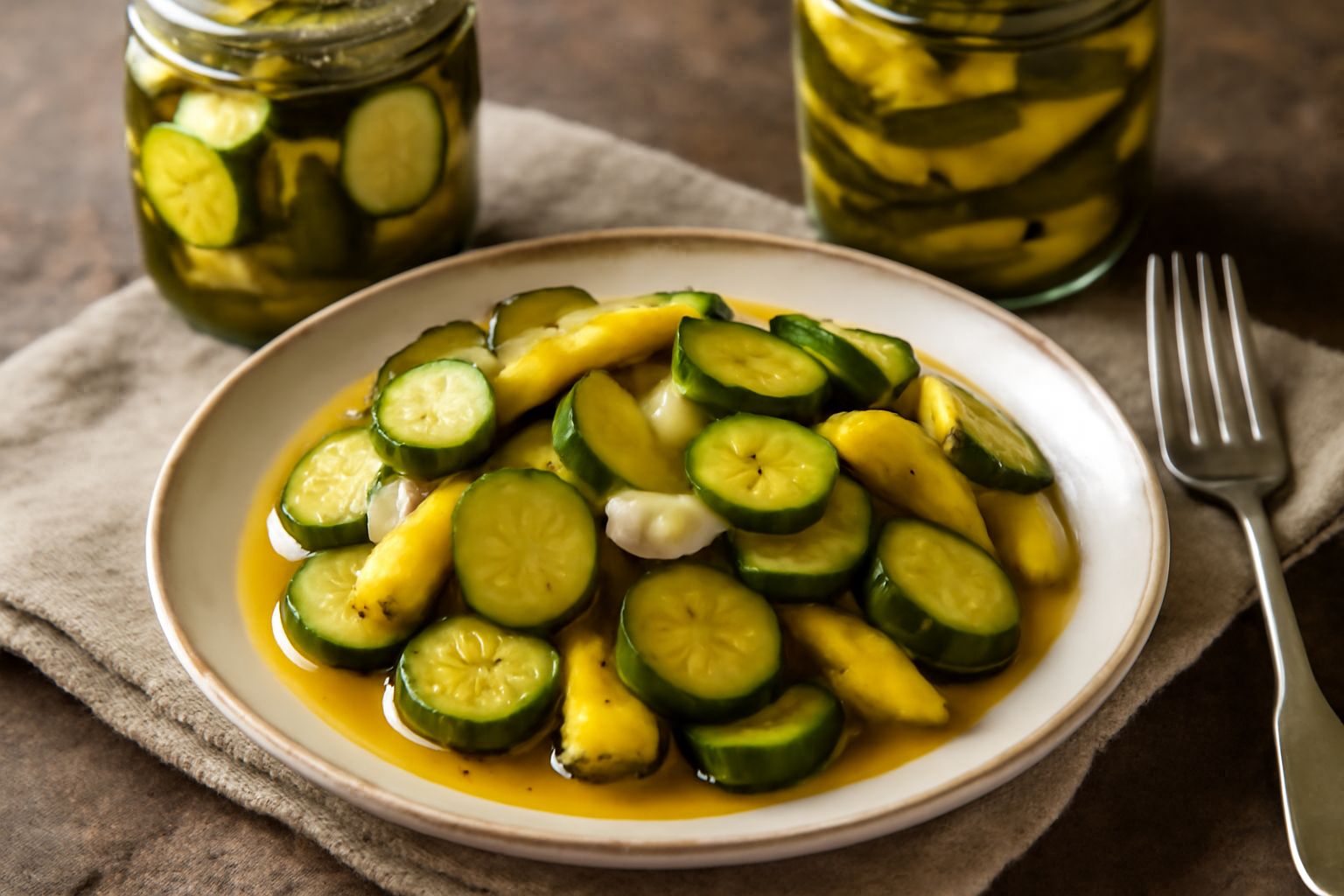 Zucchine sottovetro