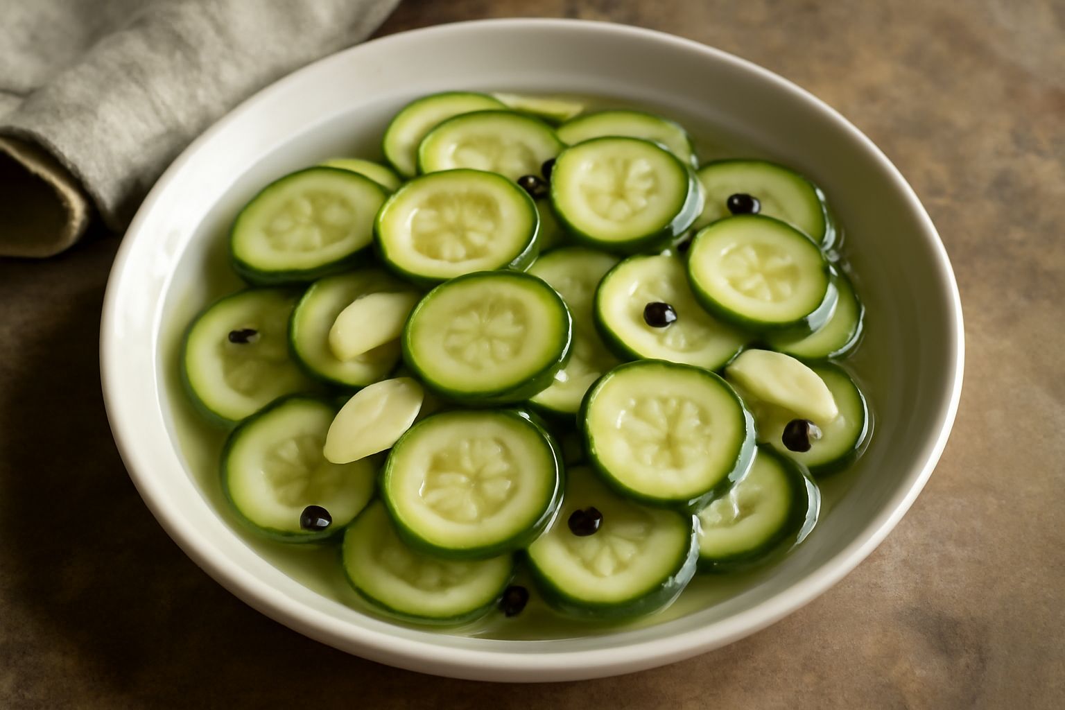 Zucchini sott'aceto