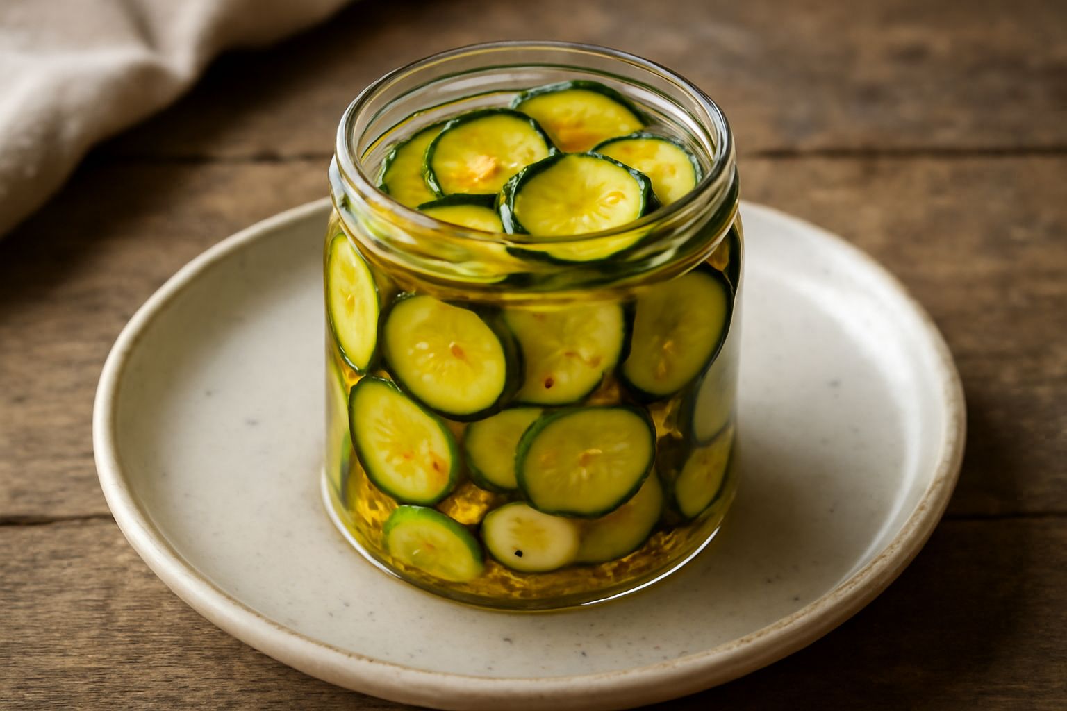 Zucchini sottoaceto
