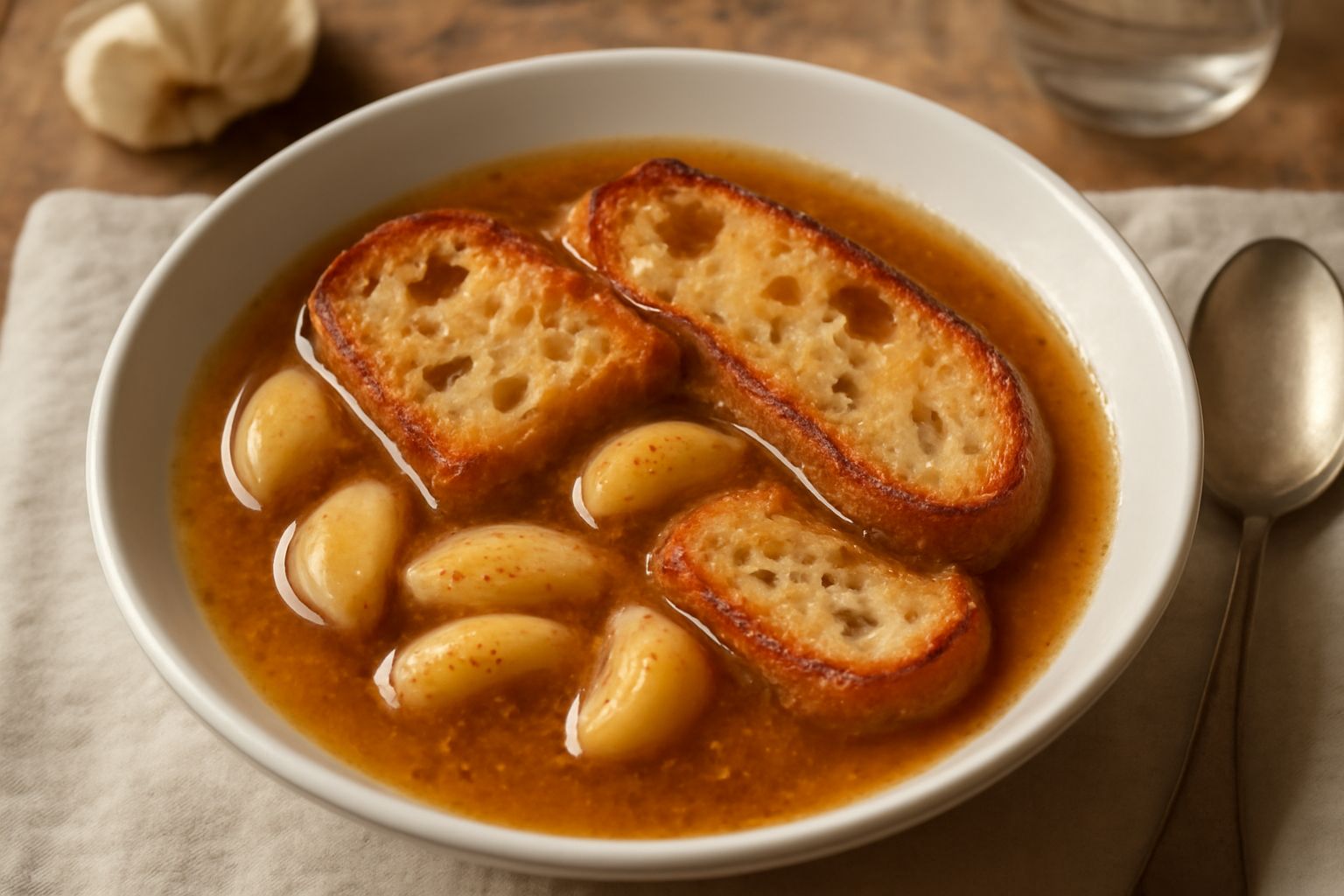 Zuppa d'aglio e pane
