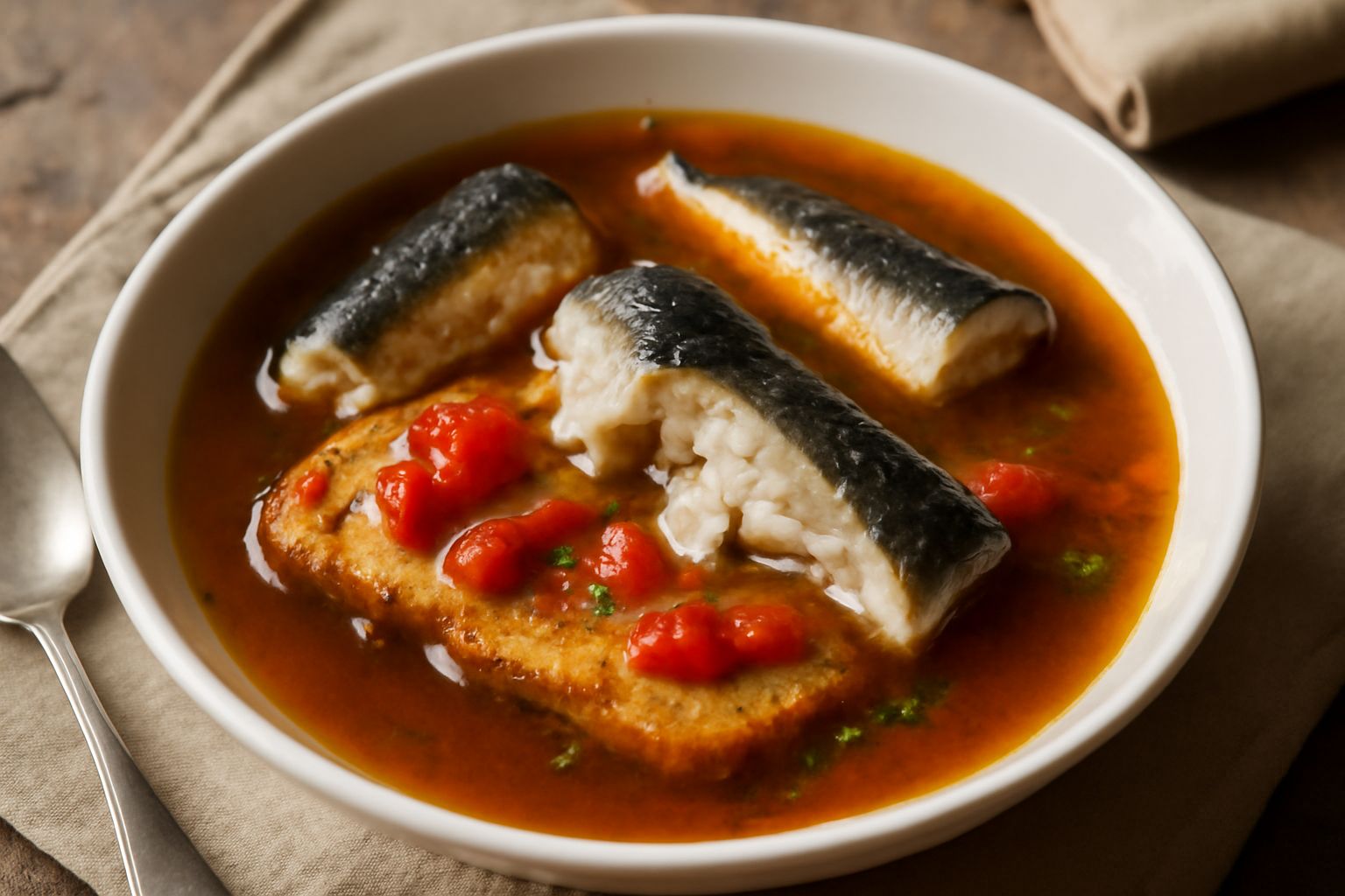 Zuppa d'anguilla povera