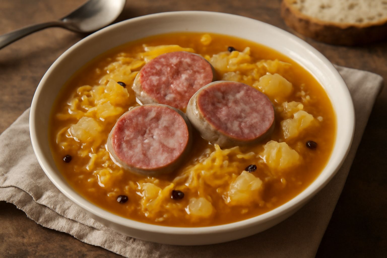 Zuppa de musetto e crauti