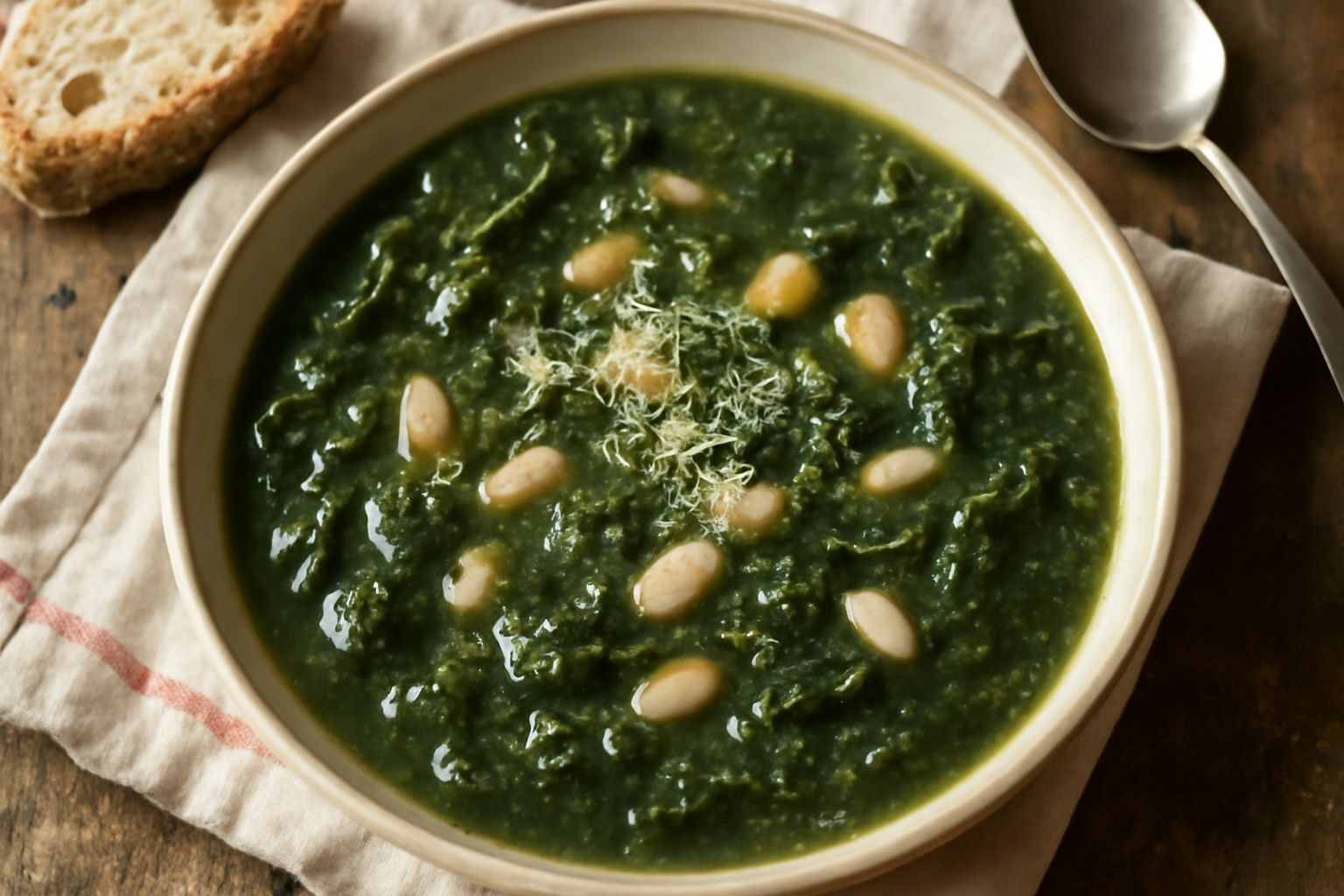 Zuppa di bieta e fagioli cannellini