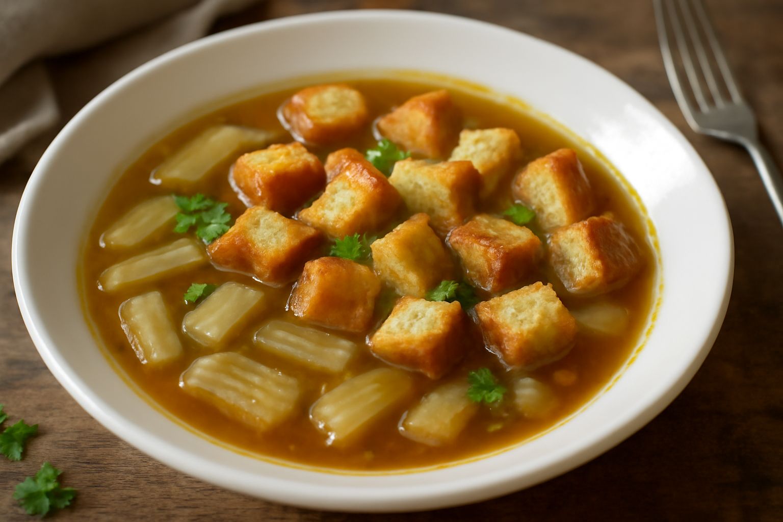 Zuppa di cardi e pane