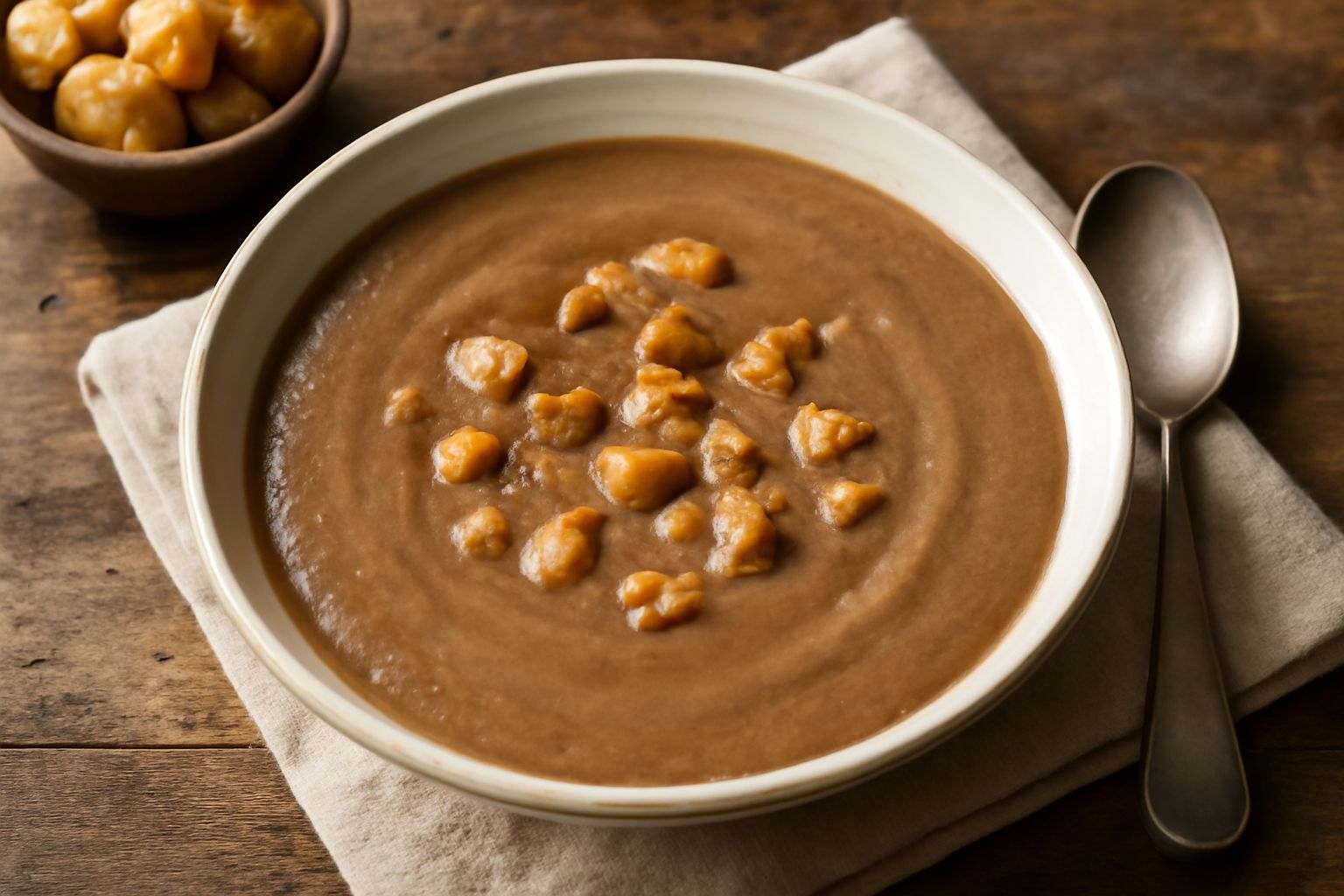 Zuppa di castagne secche
