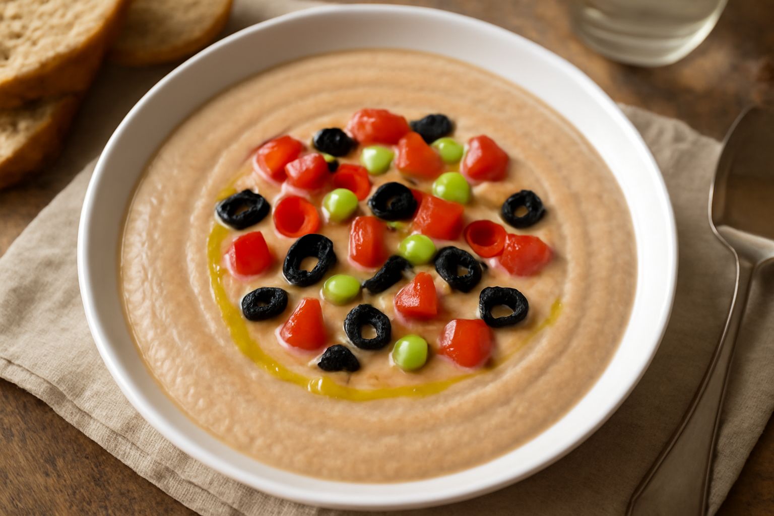Zuppa di ceci fredda