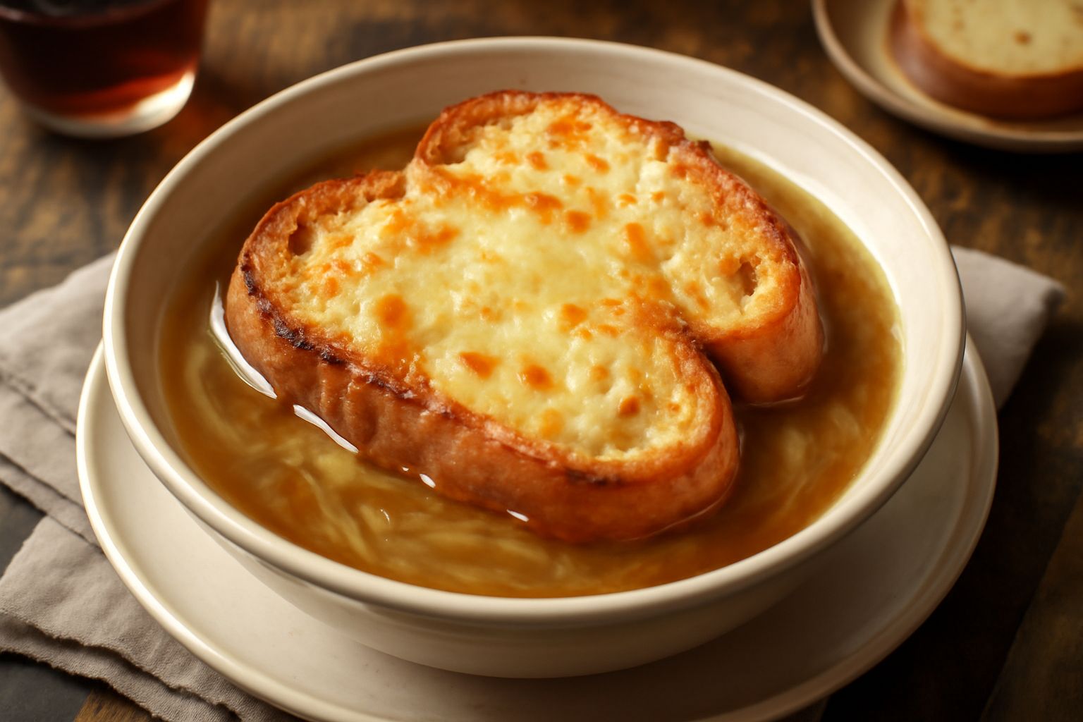 Zuppa di cipolla e pane