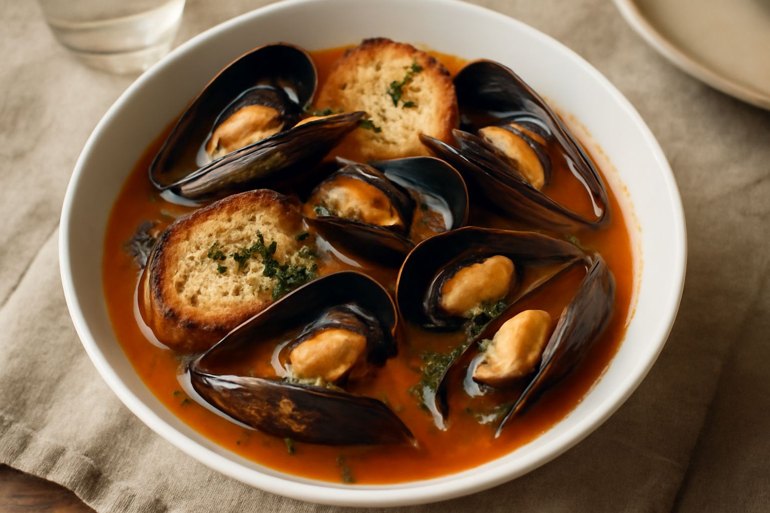 Zuppa di cozze alla romana