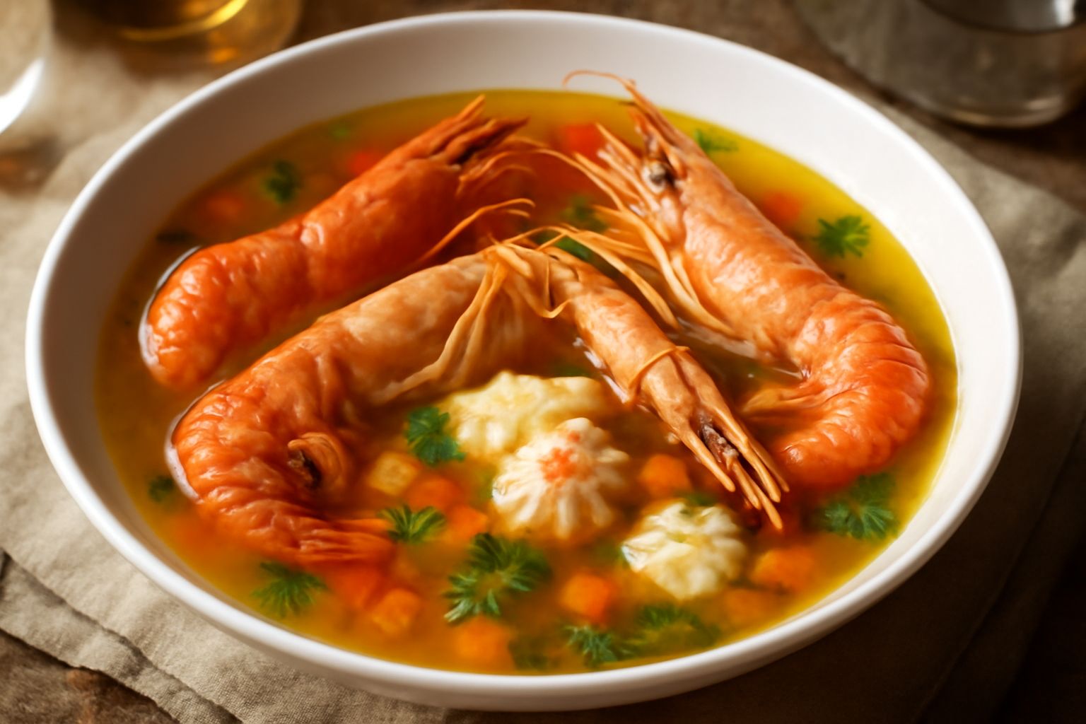 Zuppa di crostacei