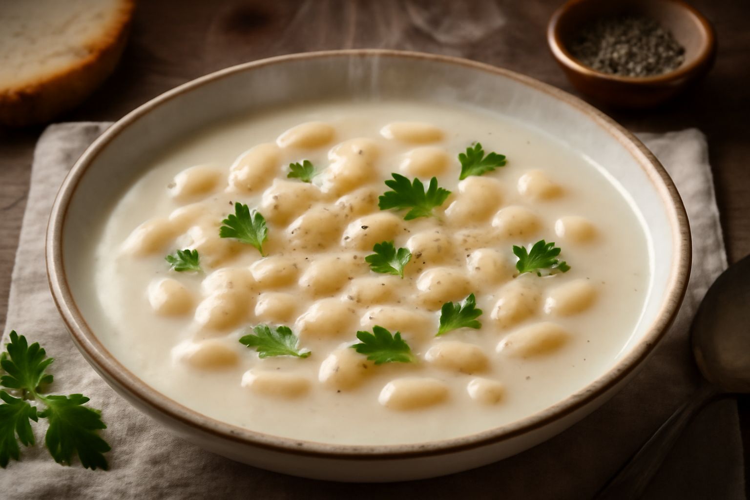 Zuppa di fagioli bianchi