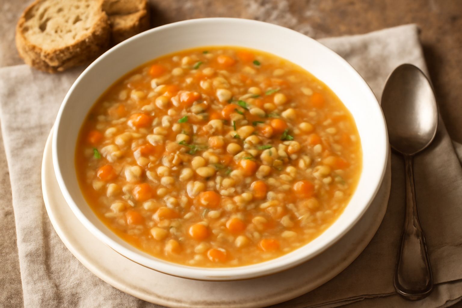 Zuppa di farro: cereale integrale che nutre i muscoli con dolcezza e leggerezza