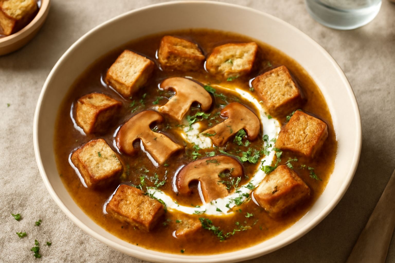 Zuppa di funghi porcini