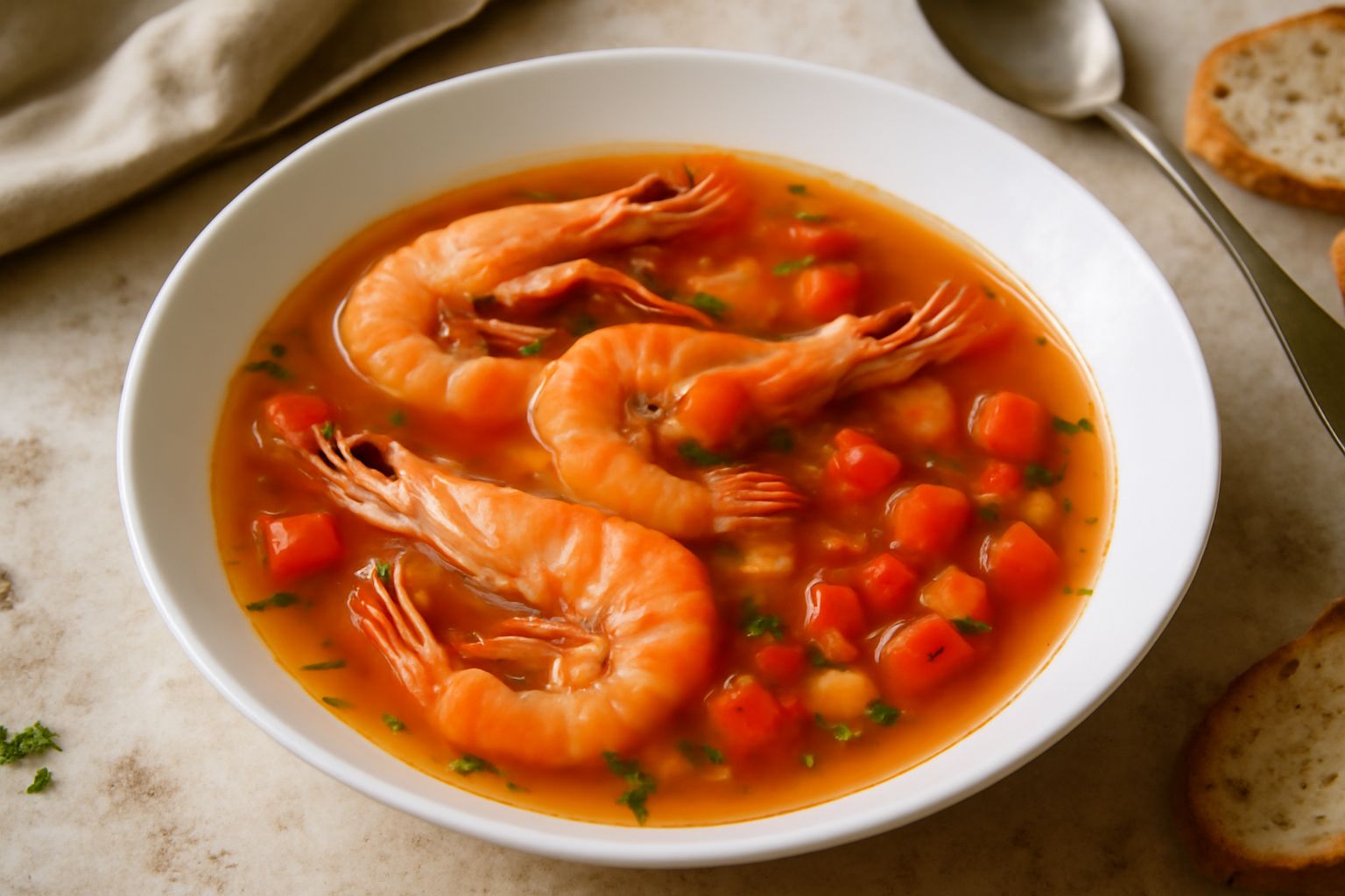 Zuppa di gamberi