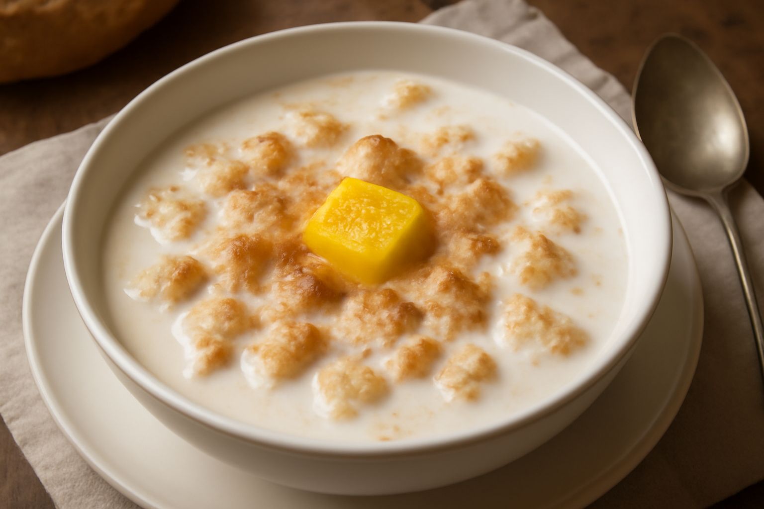 Zuppa di latte e pane