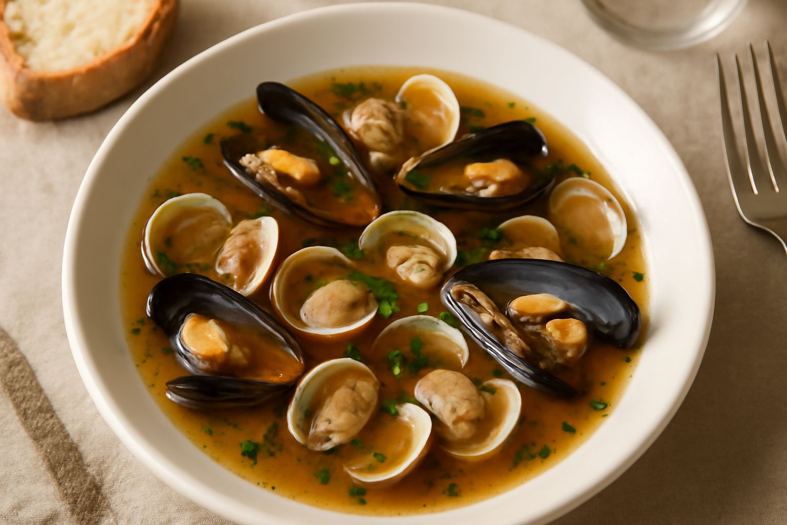 Zuppa di molluschi poveri