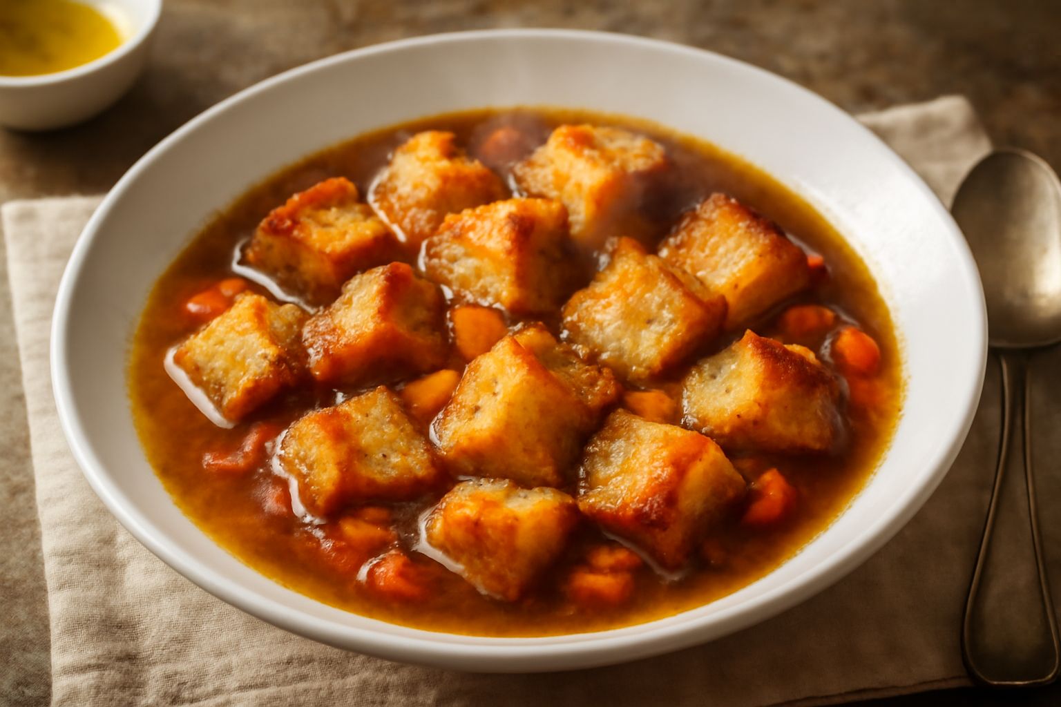 Zuppa di pane tostato