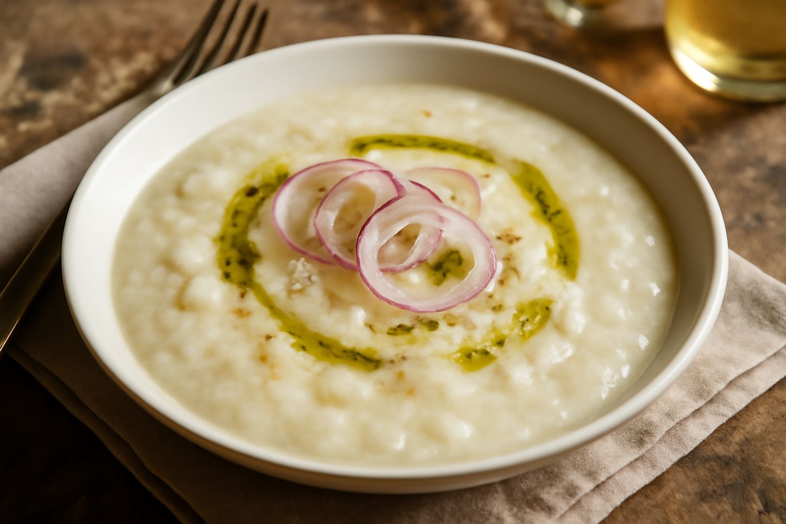 Zuppa di patate raffermo