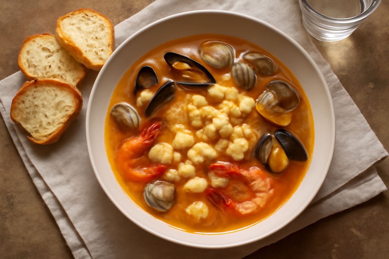 Zuppa di pesce alla chitietana