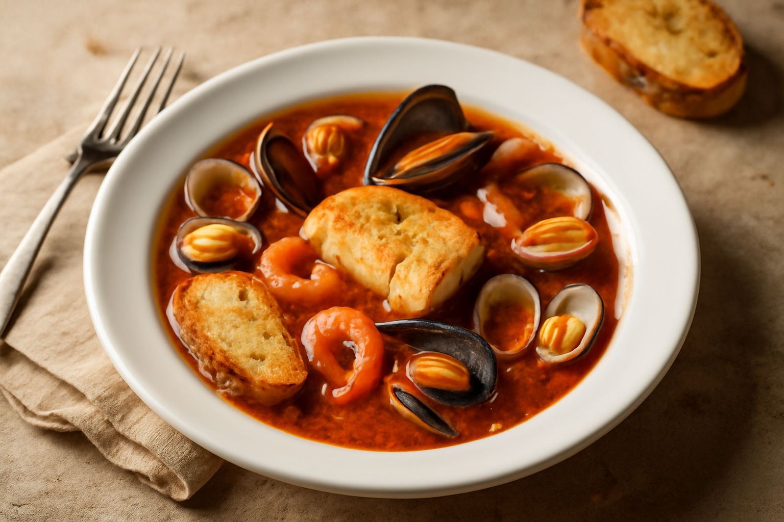 Zuppa di pesce alla ferrarese