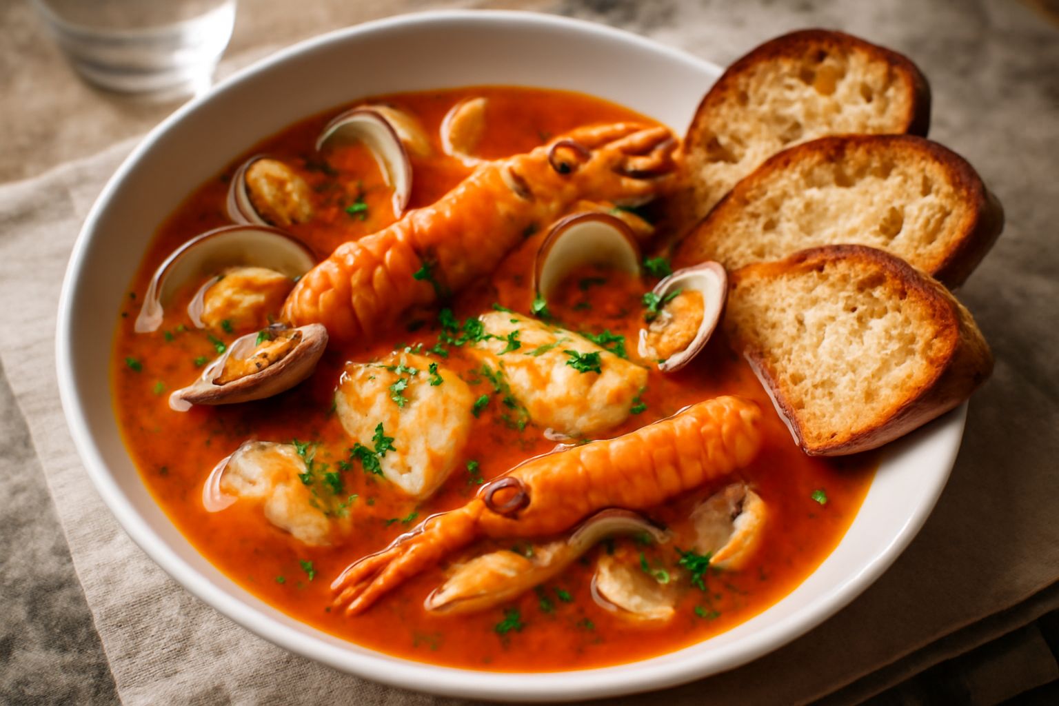 Zuppa di pesce alla pisana