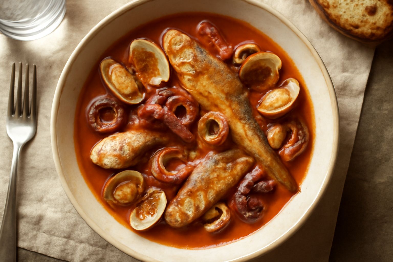 Zuppa di pesce alla romagnola