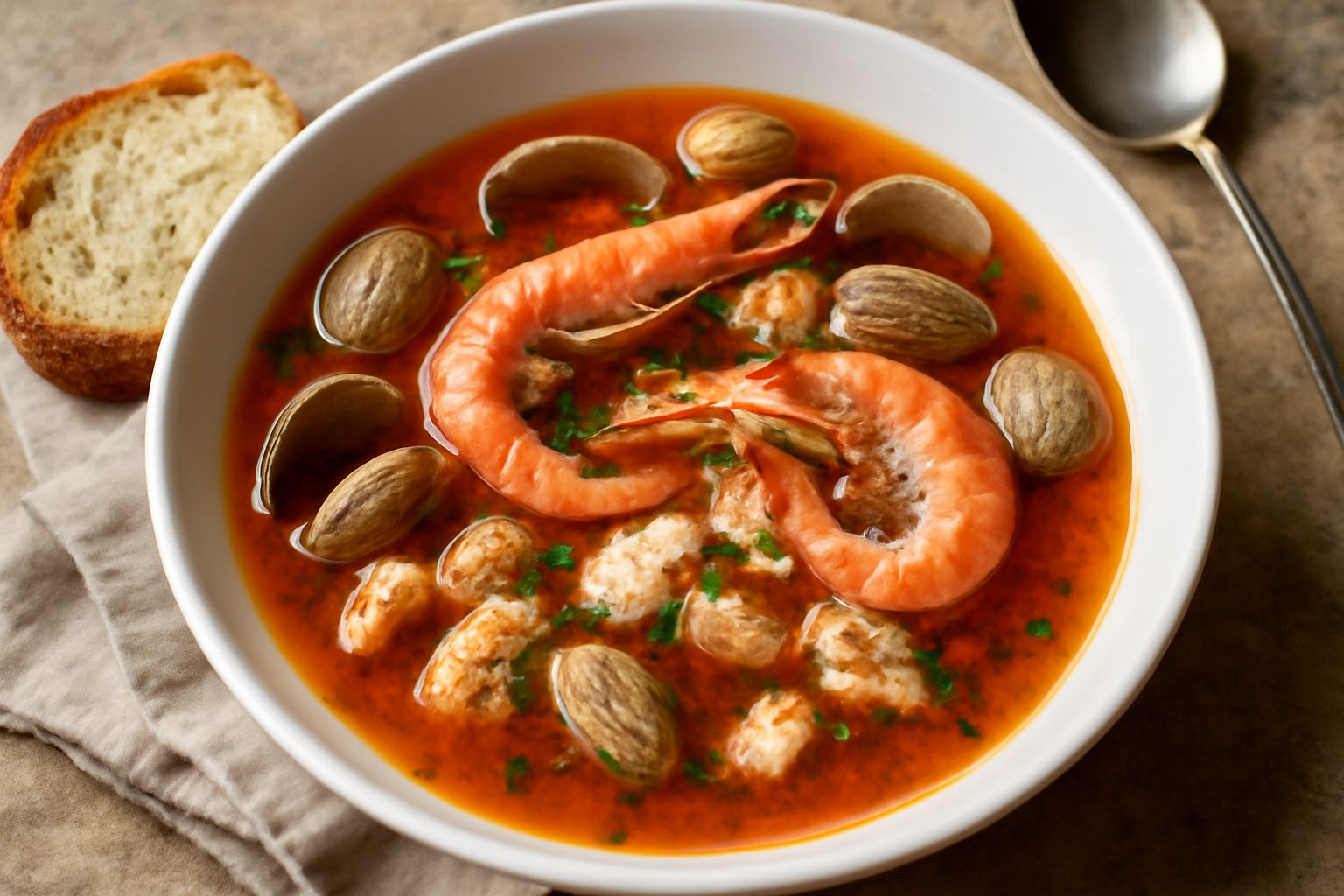 Zuppa di pesce alla triestina