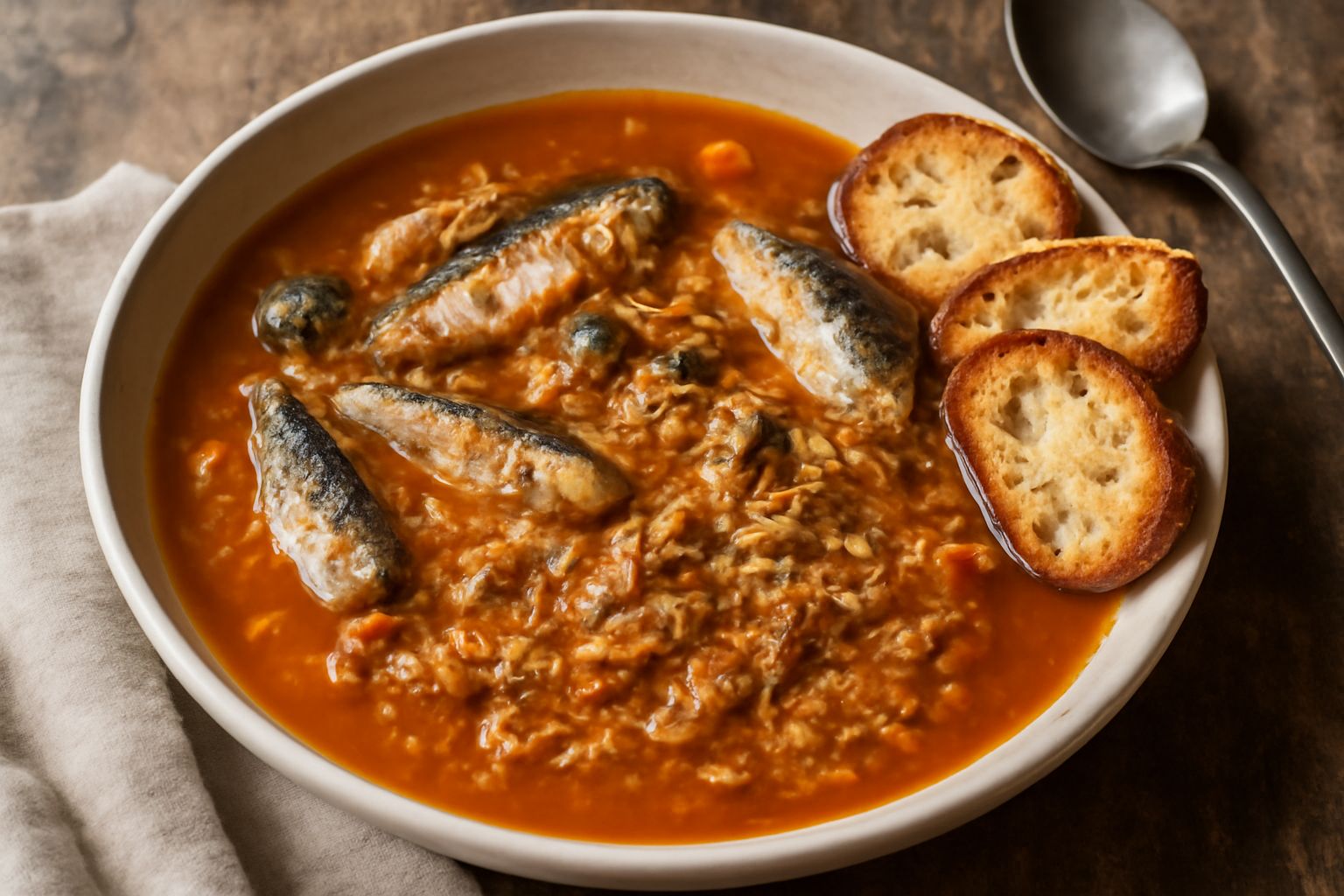 Zuppa di pesce azzurro