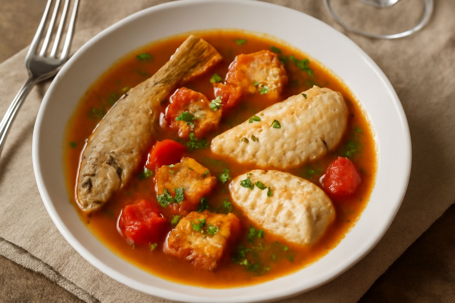 Zuppa di pesce del Lario