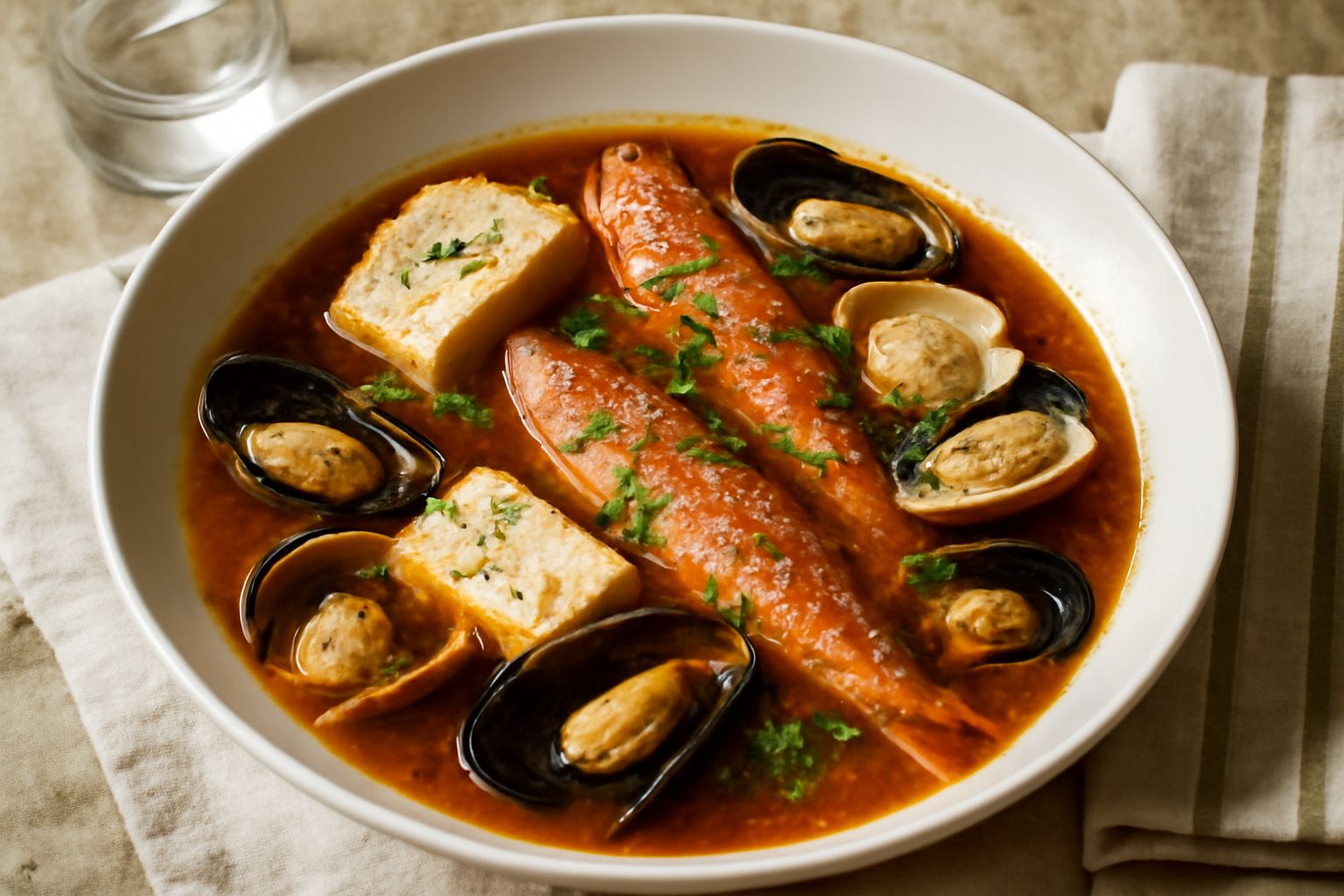 Zuppa di pesce del Volturno