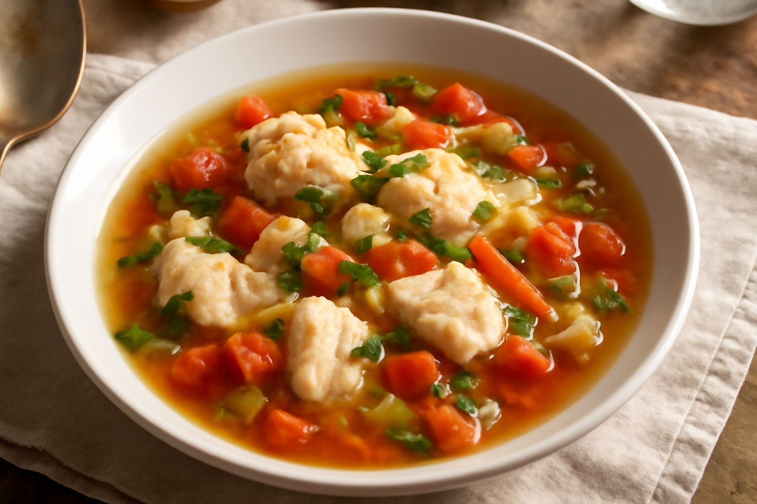 Zuppa di pesce di lago