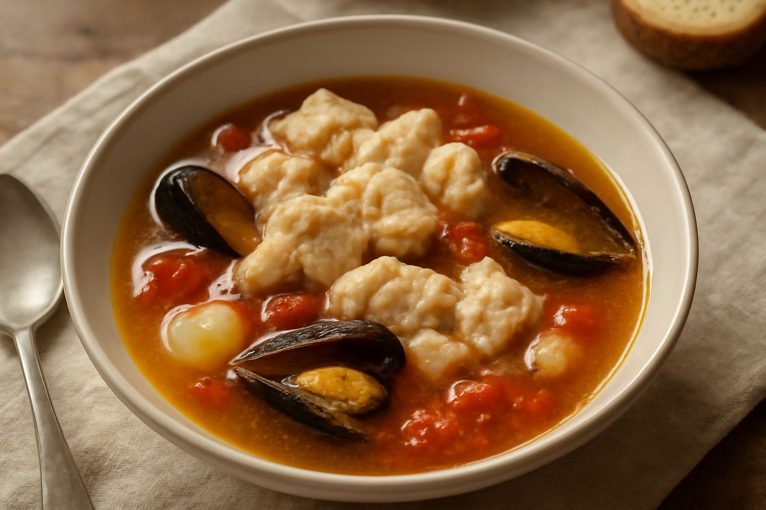 Zuppa di pesce povera