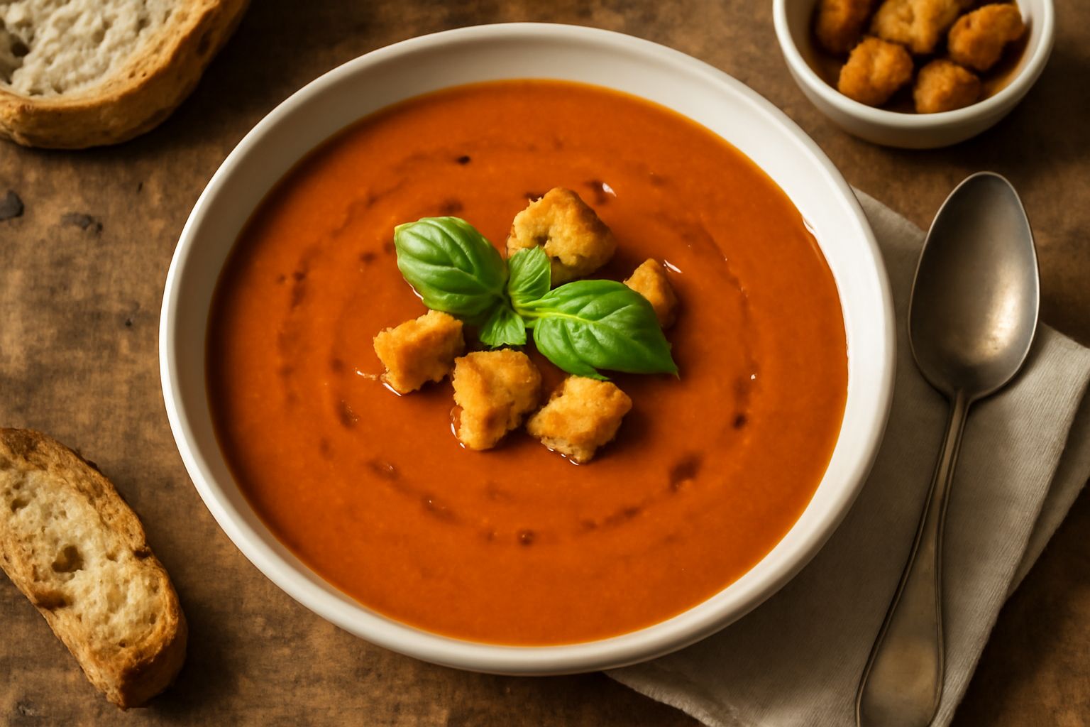 Zuppa di pomodori secchi