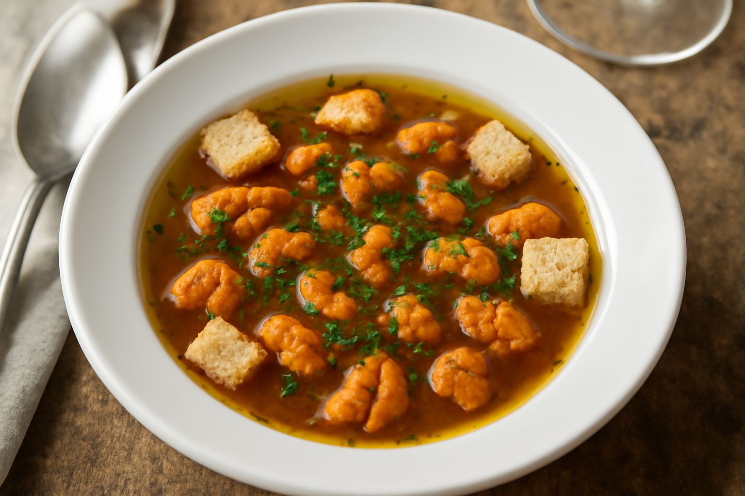 Zuppa di ricci di mare