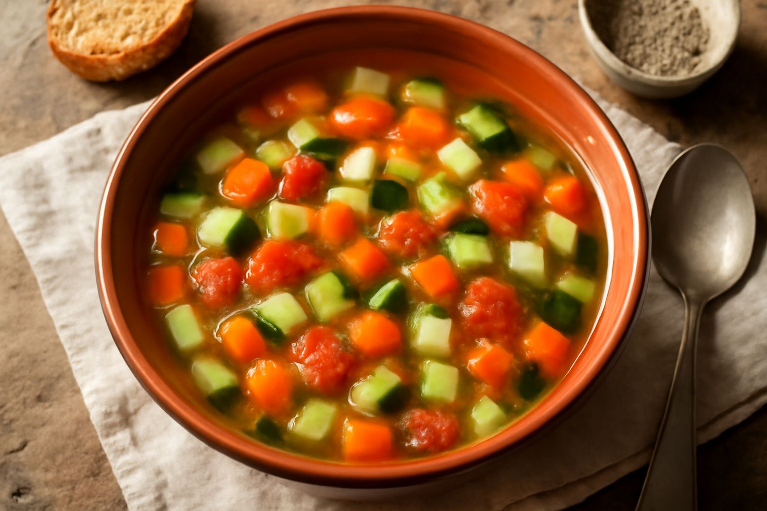 Zuppa di verdure di stagione