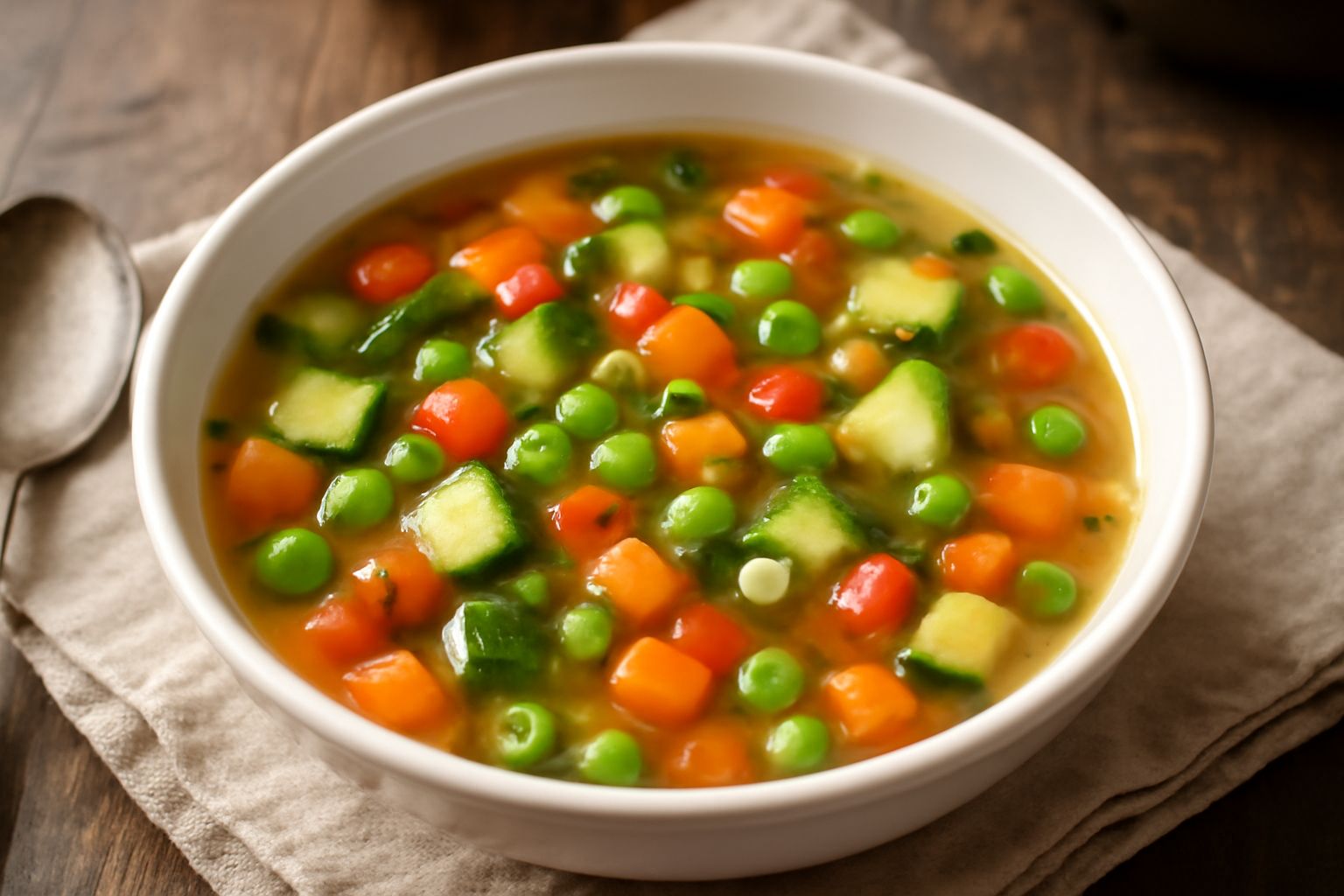 Zuppa di verdure miste