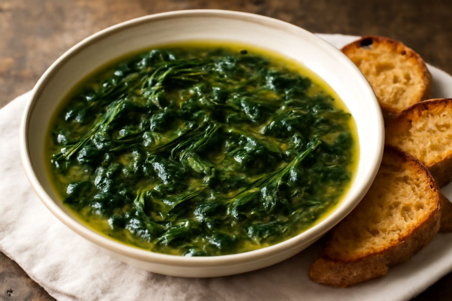 Zuppa di verdure miste selvatiche