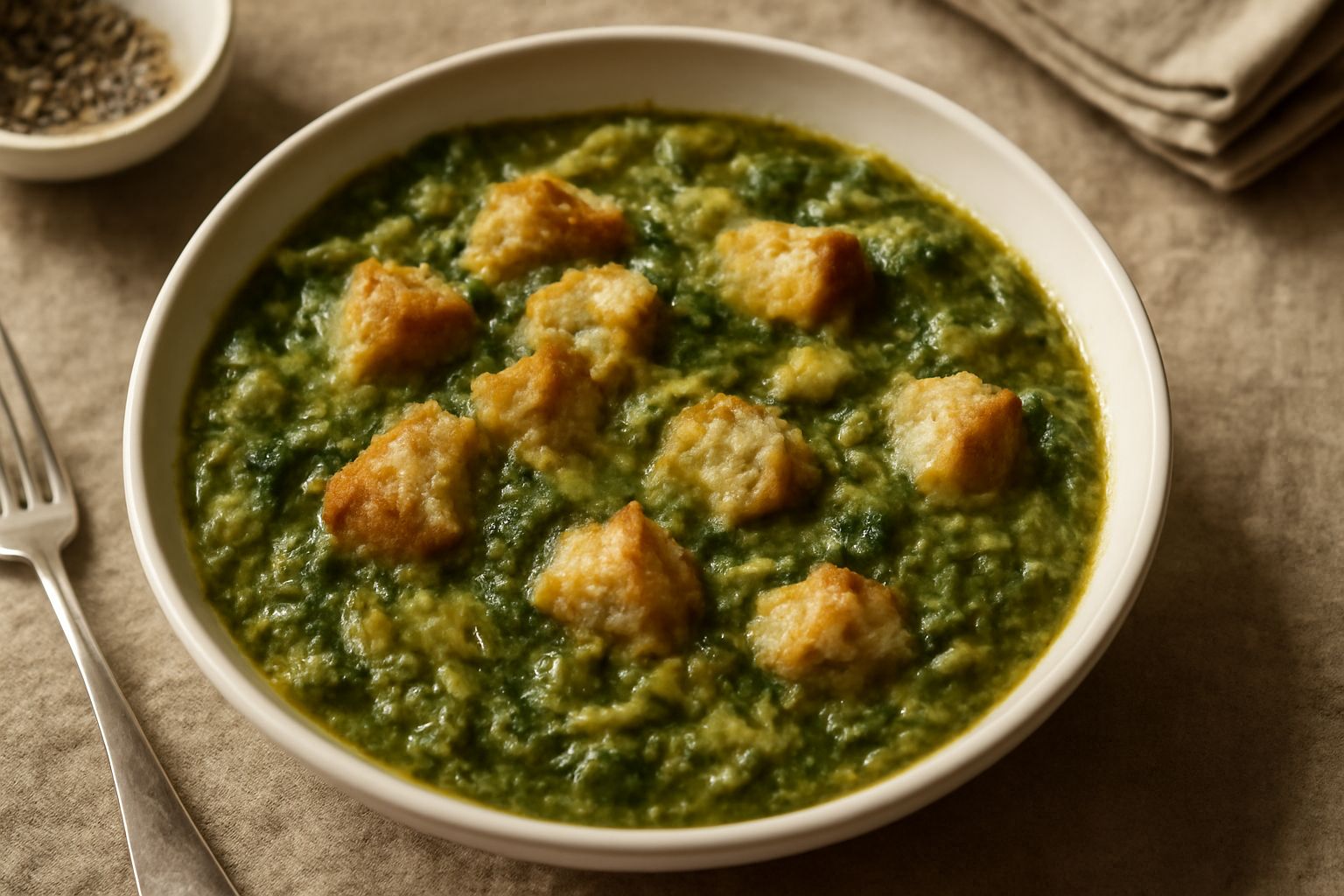 Zuppa di verze e pane