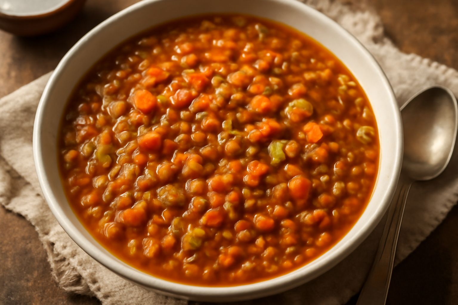 Zuppa d'orzo e lenticchie