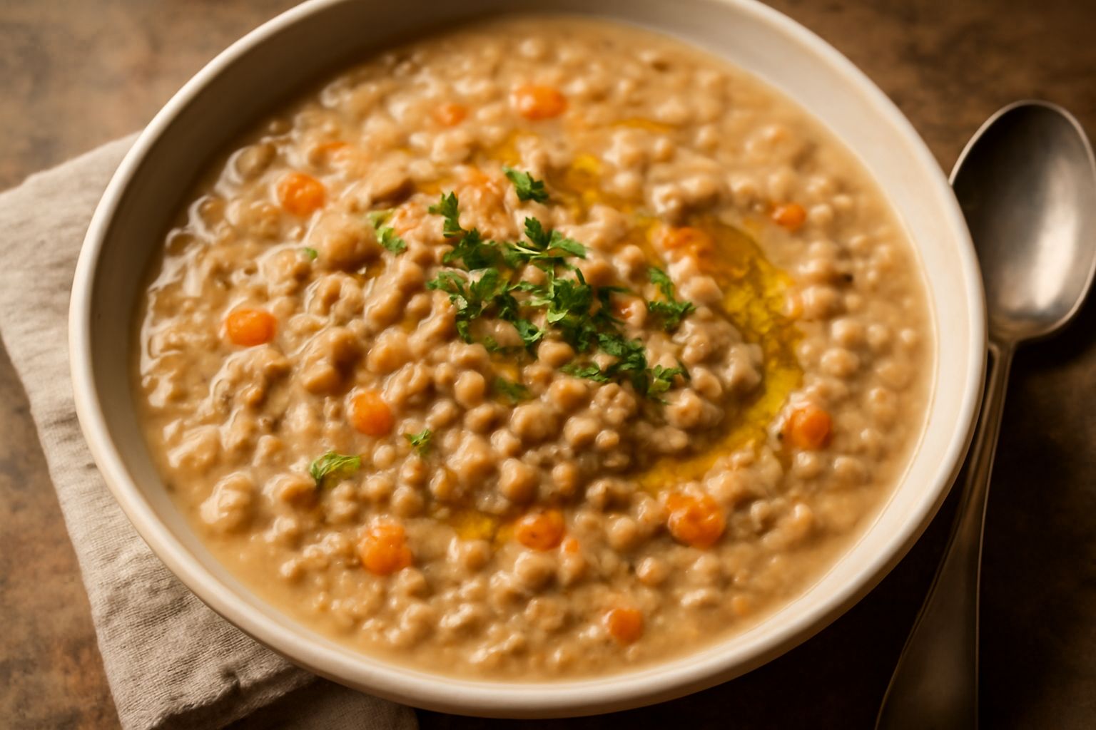 Zuppa d'orzo e segale