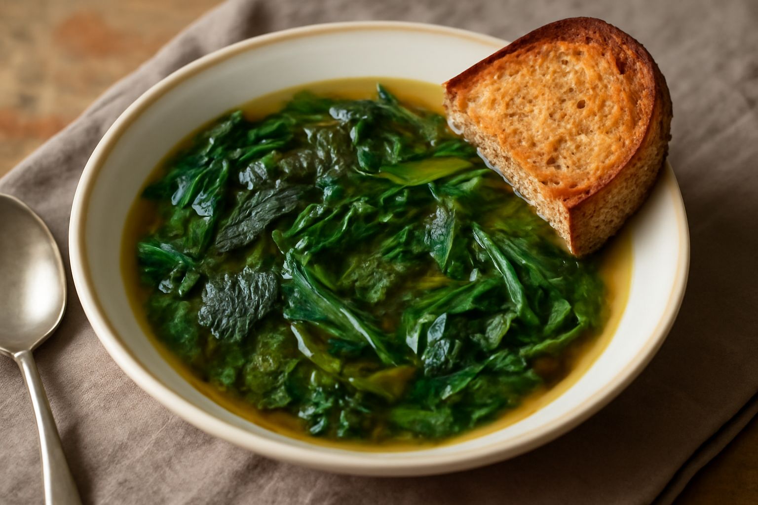 Zuppe d'erbe selvatiche