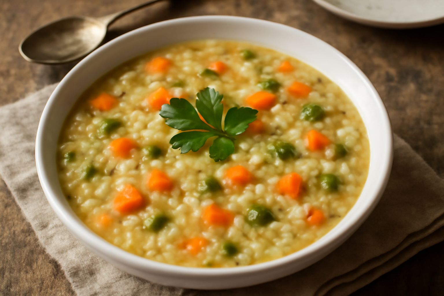 Zuppe di verdure e riso